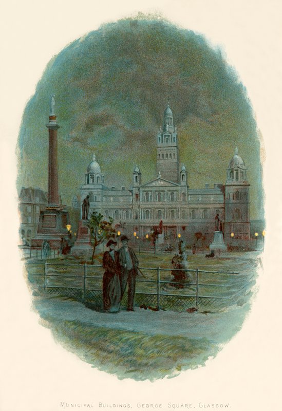 Městské budovy, George Square, Glasgow od Charles Wilkinson