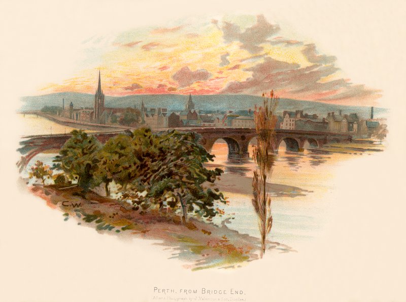 Perth, z Bridge End od Charles Wilkinson