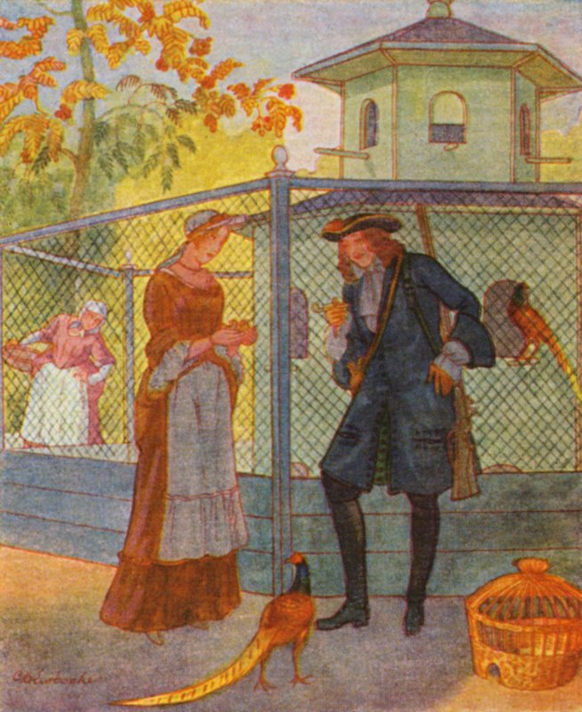Fasanerie / Bažantnice (barevná litografie) od Christophe (1856 1945)