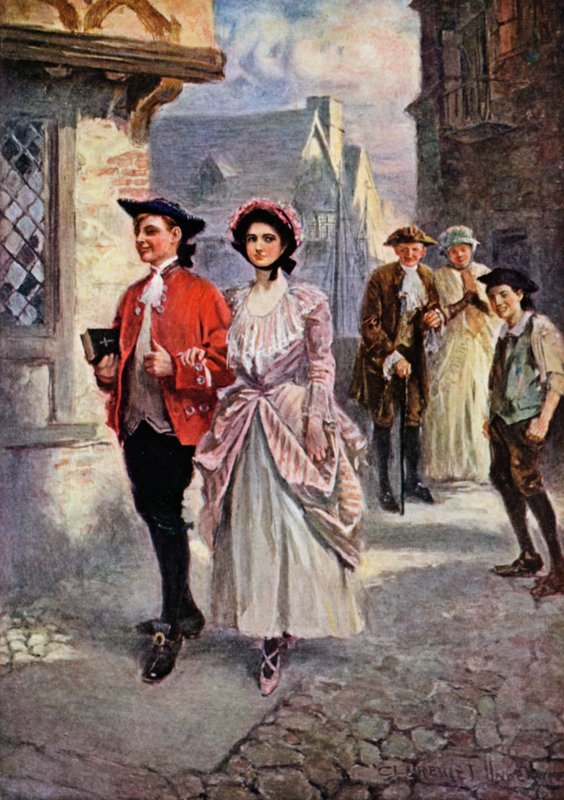 Sally In Our Alley (barva lito) od Clarence F. Underwood