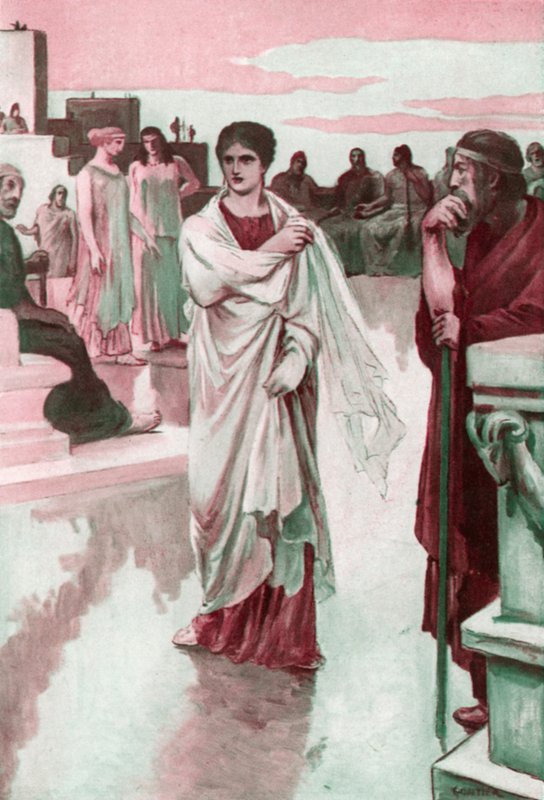 Ilustrace k Iliadě od Homera od Clement Goutier