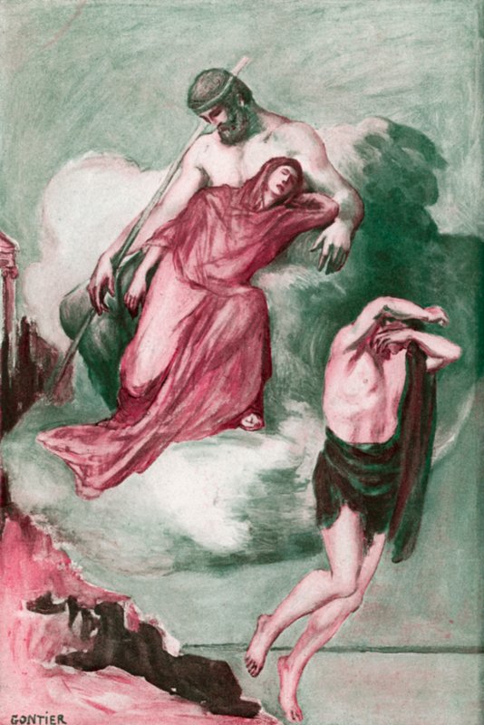 Ilustrace k Iliadě od Homera od Clement Goutier