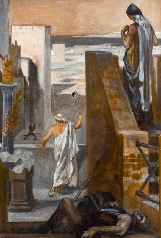 Ilustrace k Iliadě od Homera od Clement Goutier