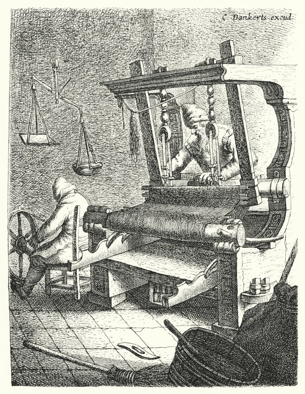 Weaver (rytina) od Cornelis I Danckerts