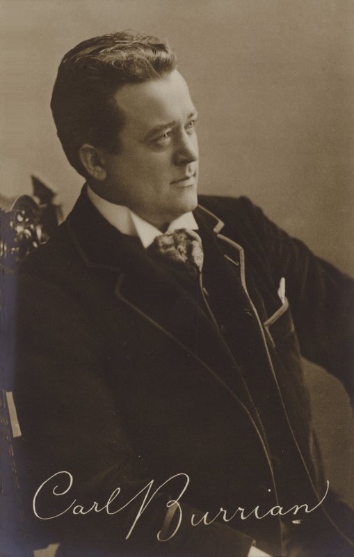 Carl Burrian , český operní tenor (1870-1924) od Czech Photographer