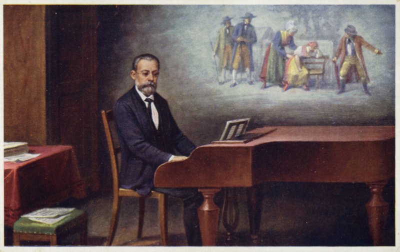 Portrét Bedřicha Smetany od Czech School