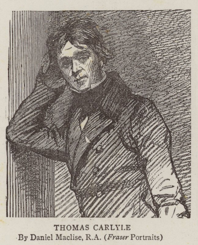 Thomas Carlyle od Daniel Maclise