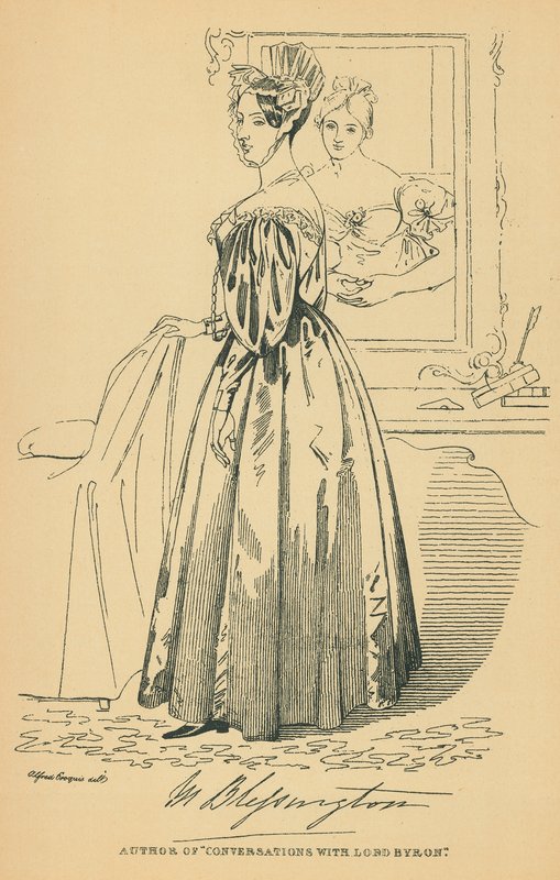 hraběnka z Blessingtonu od Daniel Maclise