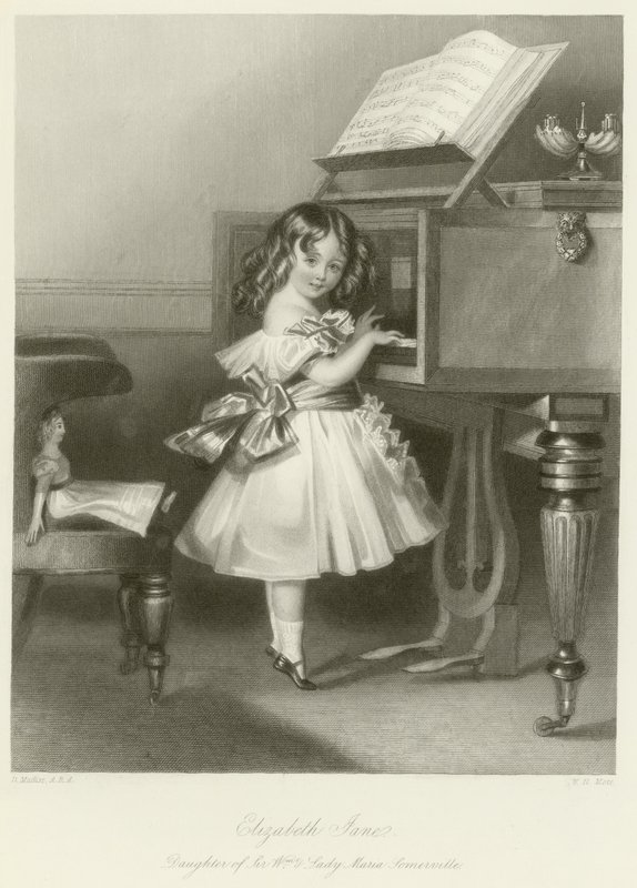 Lady Elizabeth Jane Somerville od Daniel Maclise