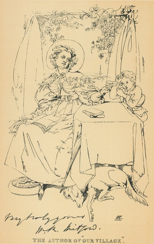 Mary Russell Mitford od Daniel Maclise