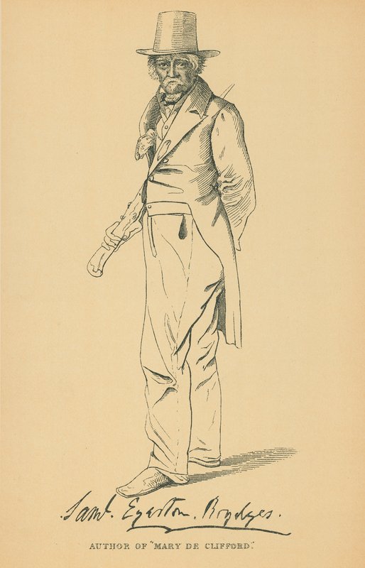 Sir Egerton Brydges od Daniel Maclise