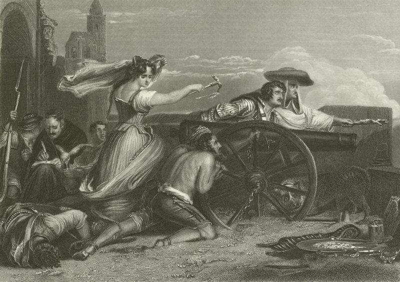 Obrana Saragosy, Španělsko, 1808 od David Wilkie
