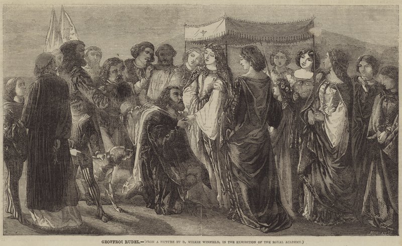 Geoffroi Rudel od David Wilkie