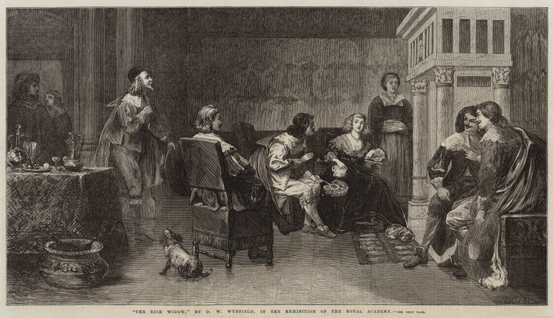 Bohatá vdova od David Wilkie