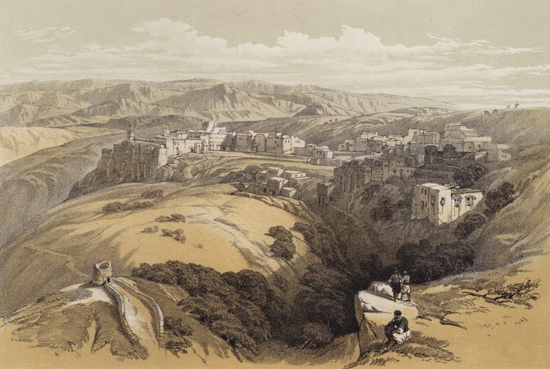 Betlém (barva lito) od David (after) Roberts