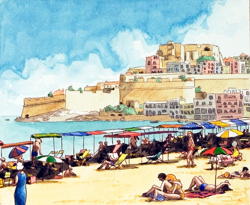 Costa Brava, Španělsko od David Nicolle