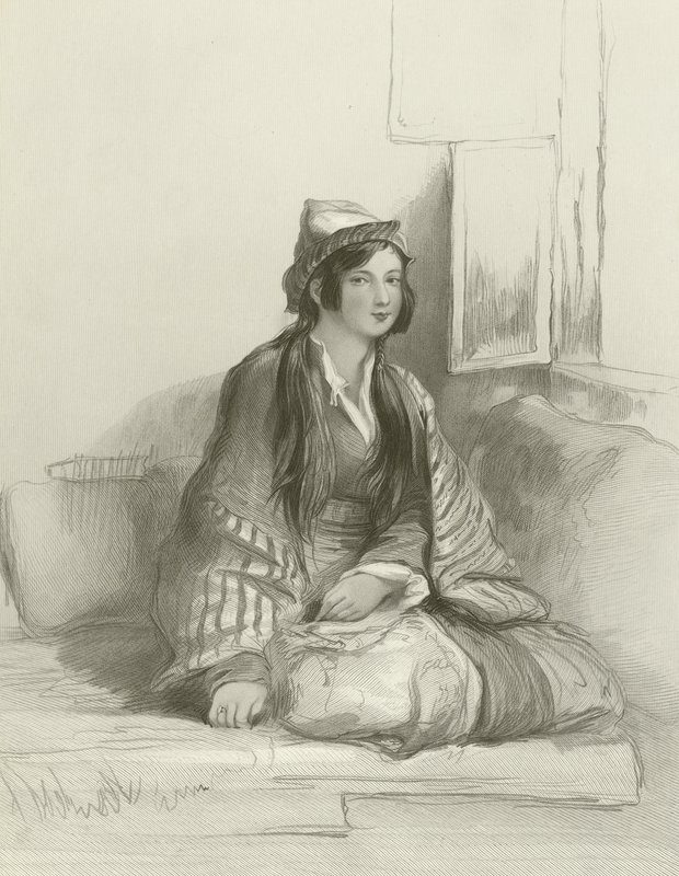 Čerkeská dáma od David Wilkie