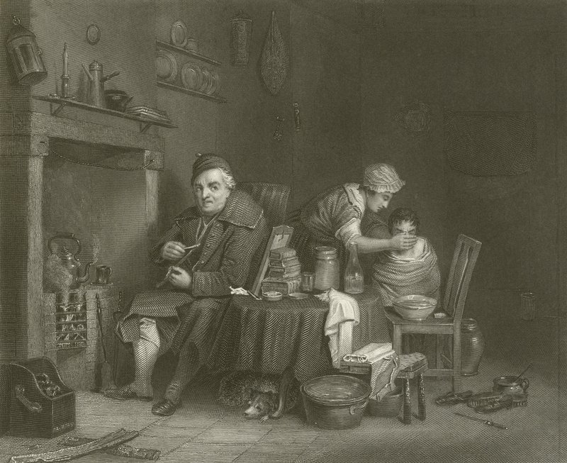 Sobotní noc od David Wilkie