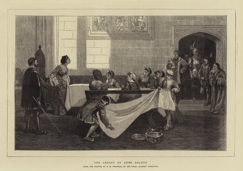 Zatčení Anny Boleynové od David Wilkie