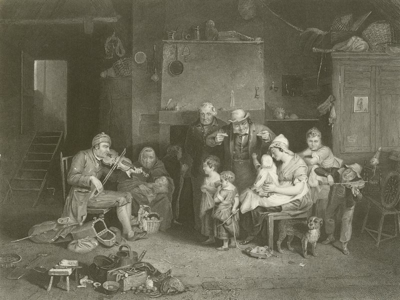 Slepý houslista od David Wilkie