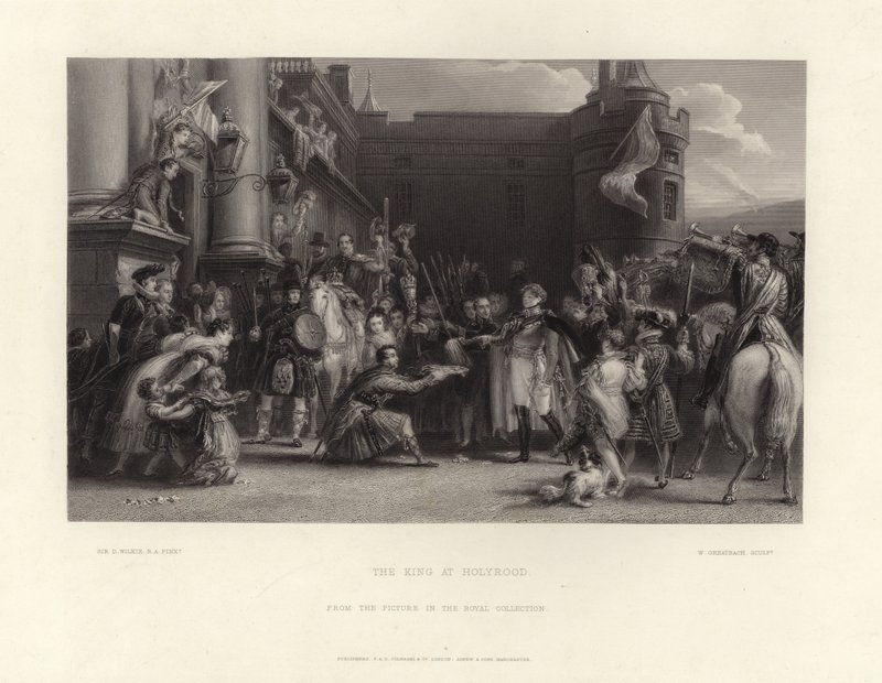 Král v Holyroodu od David Wilkie