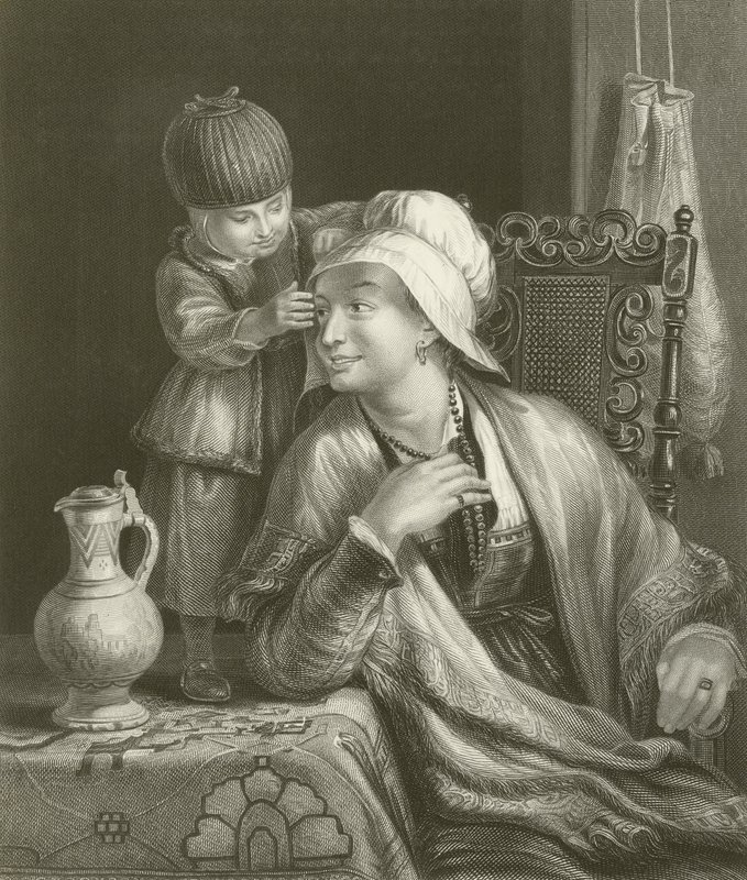 Matka a dítě od David Wilkie