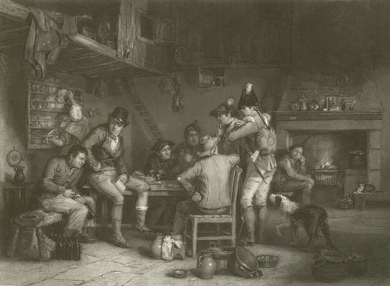 Vesnický rekrut od David Wilkie