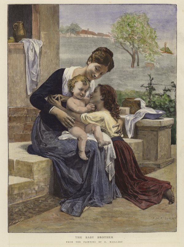 Baby Brother od Diogene Ulysse Napoleon Maillart