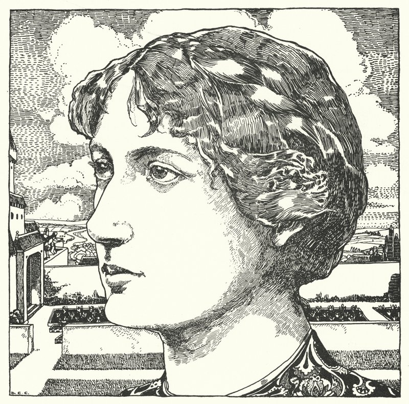 Dobrá teta (rytina) od Dion Clayton Calthrop