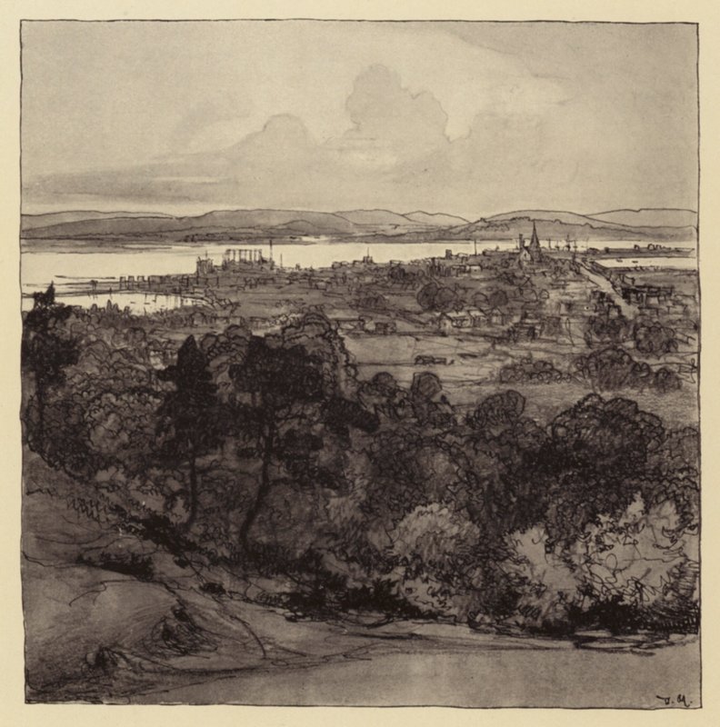 Poole z Parkstone (litografie) od Donald (after) Maxwell