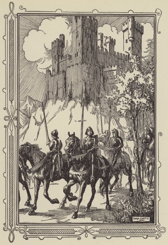 Sir Galahad v opatství od Dora Curtis