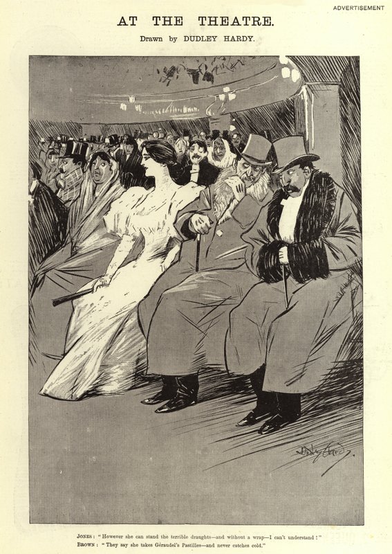 Reklama, Geraudelovy pastilky od Dudley Hardy