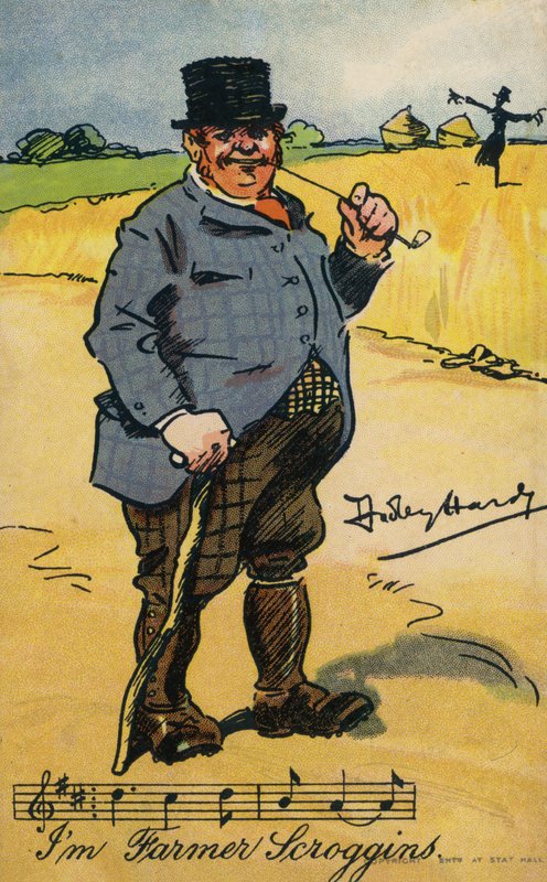 Jsem Farmer Scroggins (chromolitho) od Dudley Hardy