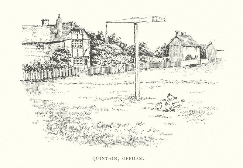 Quintain, Offham (litografie) od Duncan Moul