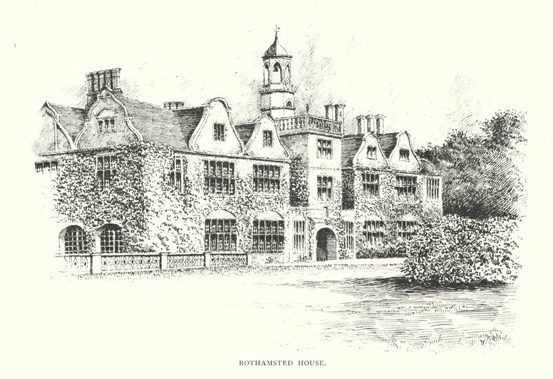 Rothamsted House (litografie) od Duncan Moul