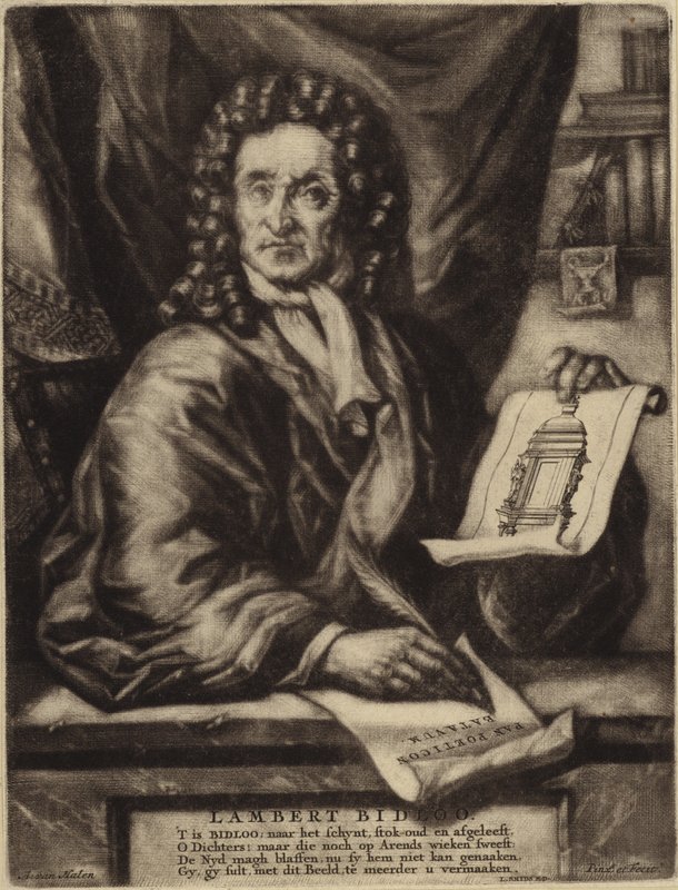 Portrét Lamberta Bidloo od Dutch School