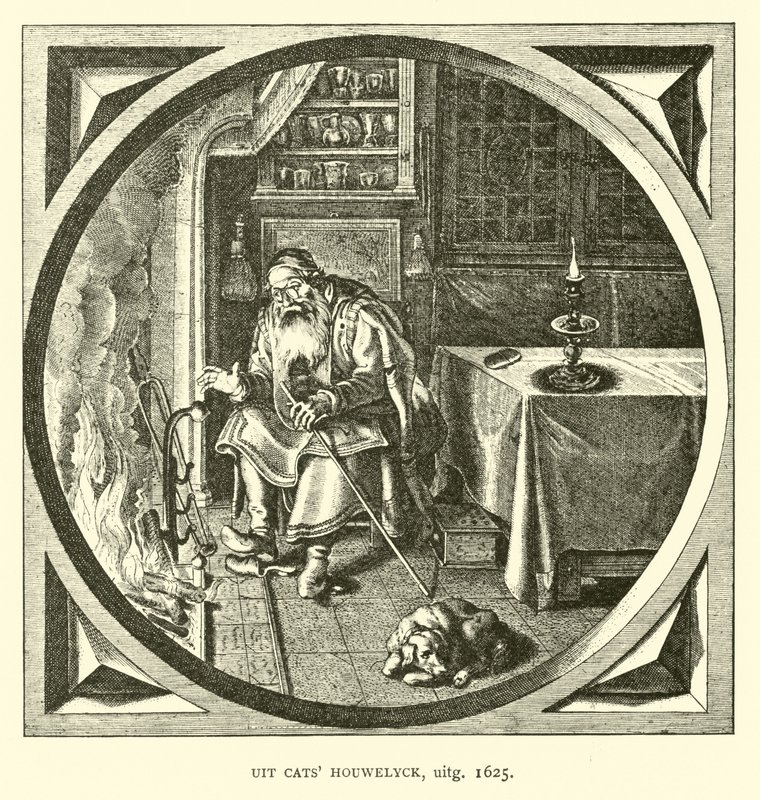 Scéna z Houwelicku, Jacob Cats, 1625 od Dutch School