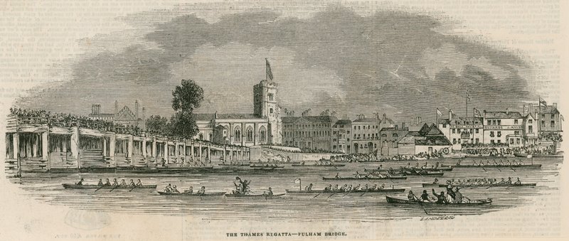 Regata na Temži od Ebenezer Landells