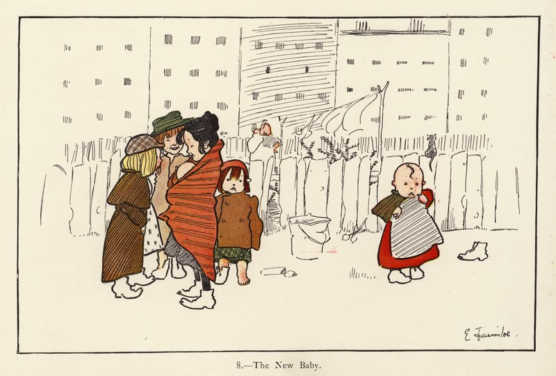 Nové miminko (barevné lito) od Edith Farmiloe