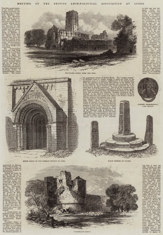 Setkání Britské archeologické asociace v Leedsu od Edmund Morison Wimperis
