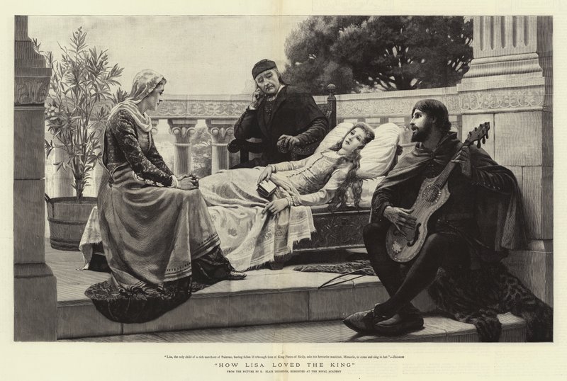 Jak Lisa milovala krále od Edmund Blair Leighton