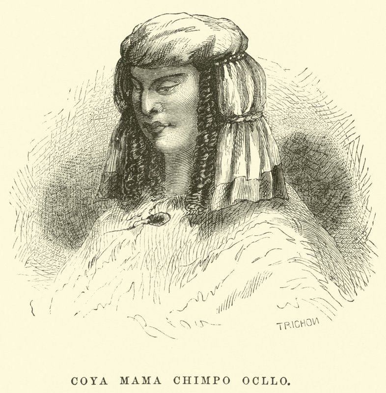 Coya Mama Chimpo Ocllo od Edouard Riou