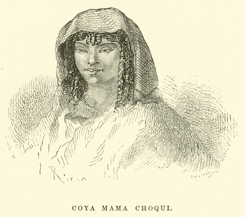 Coya Mama Choqui od Edouard Riou