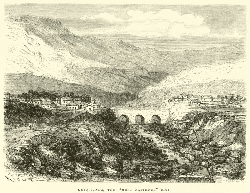 Quiquijana, nejvěrnější město od Edouard Riou