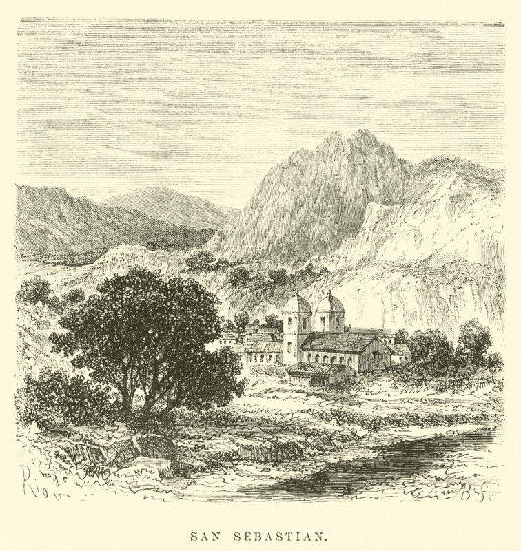 Svatý Šebestián od Edouard Riou
