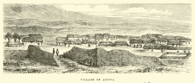 Vesnice Acopia od Edouard Riou