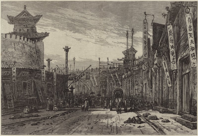 Kruhová ulice od Eduard Hildebrandt