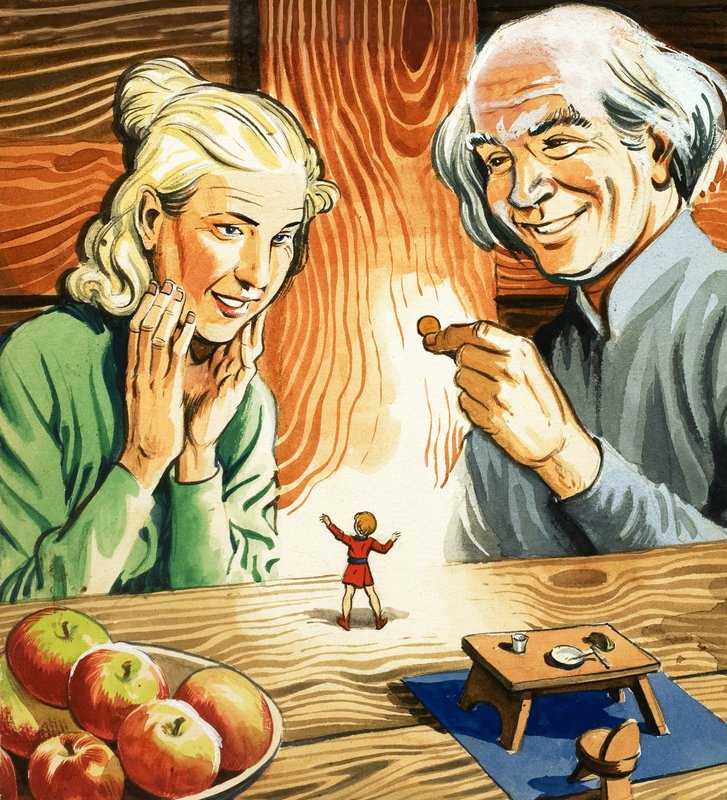 Příběh Tom Thumb od Eduardo Teixeira Coelho