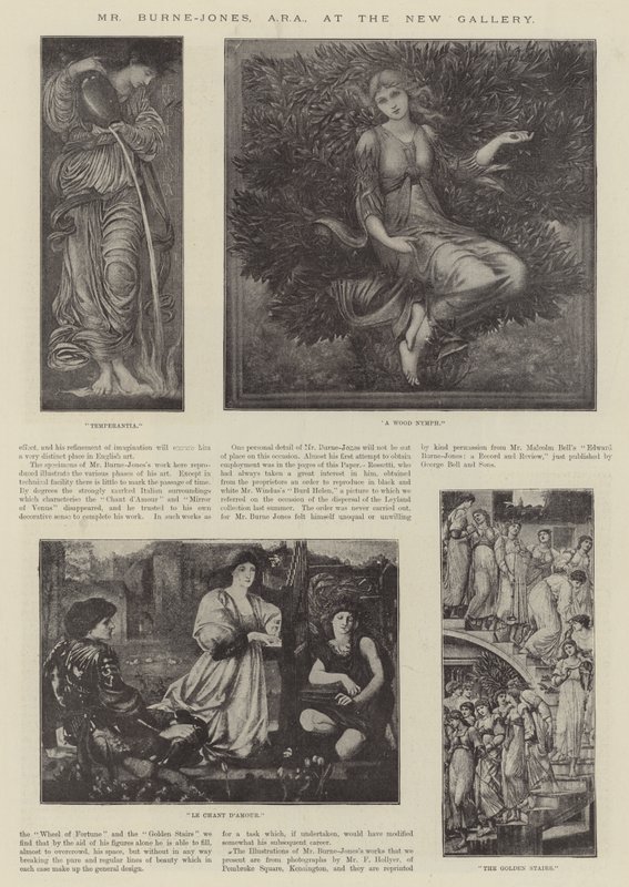 Pan Burne-Jones, ARA, v Nové galerii od Edward Burne Jones