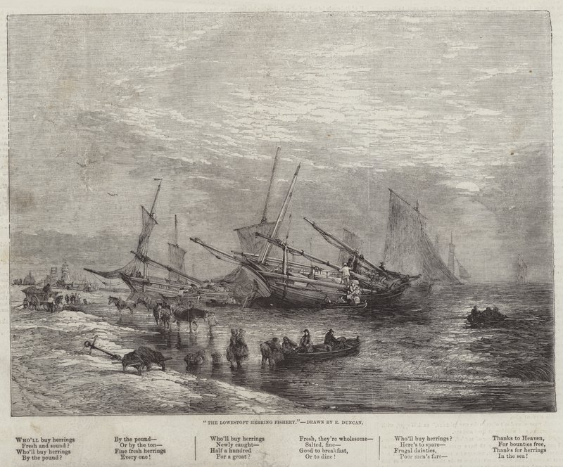 Lov sleďů Lowestoft od Edward Duncan
